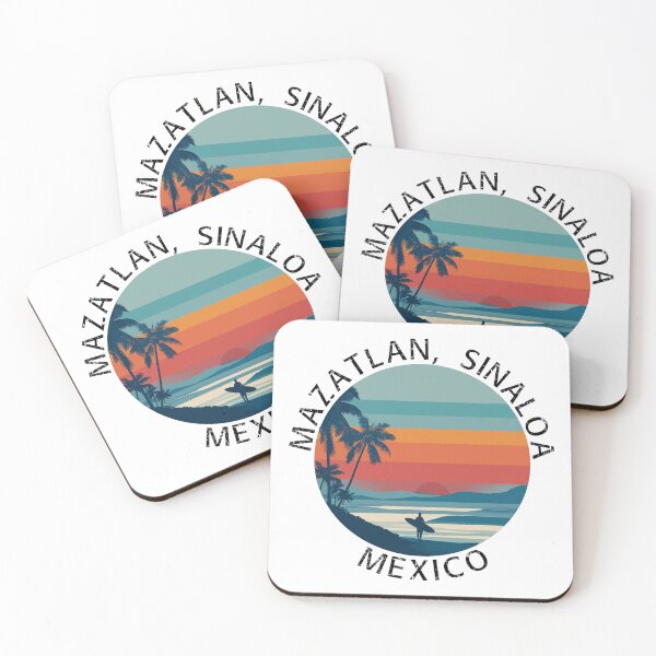 Item preview, Mazatlan, Sinaloa - Mexico (with black lettering) designed and sold by VelvetRoom.