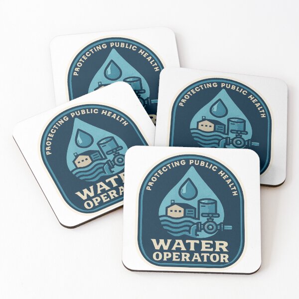 Item preview, Water Treatment Operator Patch Design designed and sold by TeeCraftTeeCo.