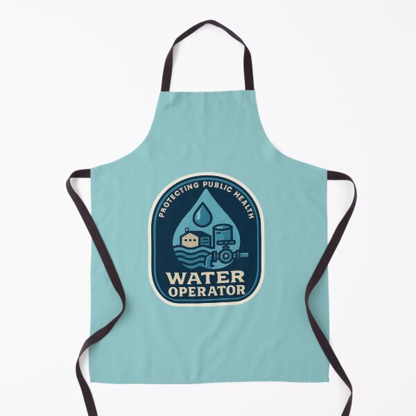 Item preview, Water Treatment Operator Patch Design designed and sold by TeeCraftTeeCo.
