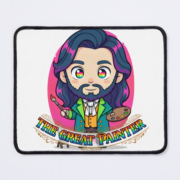 Item preview, Dante Rossetti Chibi Art: The Great Painter - Vibrant Edition designed and sold by Sitred123.