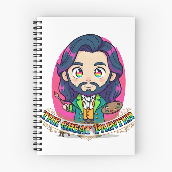 Item preview, Dante Rossetti Chibi Art: The Great Painter - Vibrant Edition designed and sold by Sitred123.