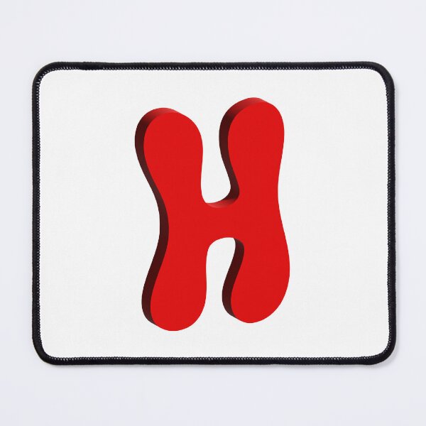 Item preview, Bold Red 3D Letter H – Playful Bubble Font designed and sold by uncoXab.