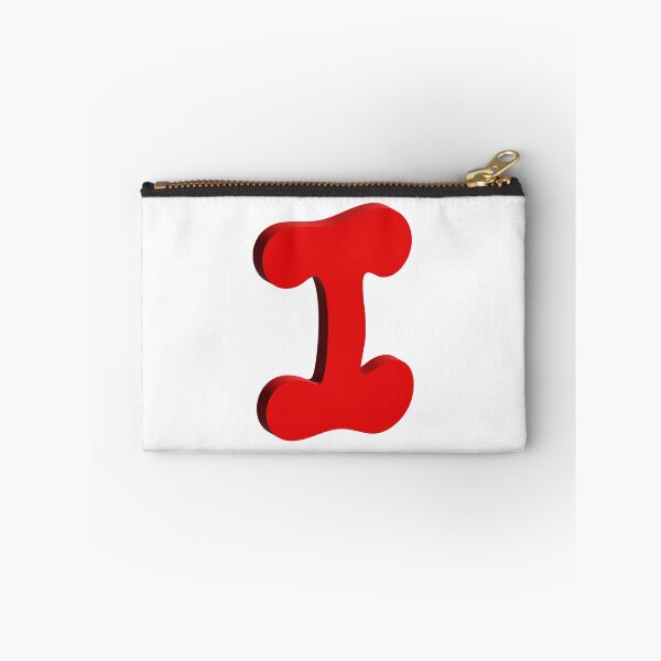 Item preview, Bold Red 3D Letter I – Playful Bubble Font designed and sold by uncoXab.