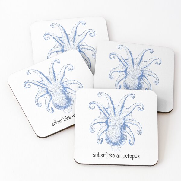 Item preview, Sober like an Octopus designed and sold by Short Stories Me.