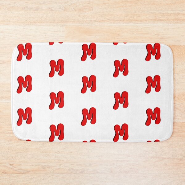 Item preview, Bold Red 3D Letter M – Playful Bubble Font designed and sold by uncoXab.
