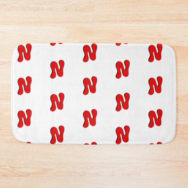 Item preview, Bold Red 3D Letter N – Playful Bubble Font designed and sold by uncoXab.