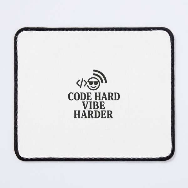 Item preview, Code Hard, Vibe Harder designed and sold by Programming Jokes.
