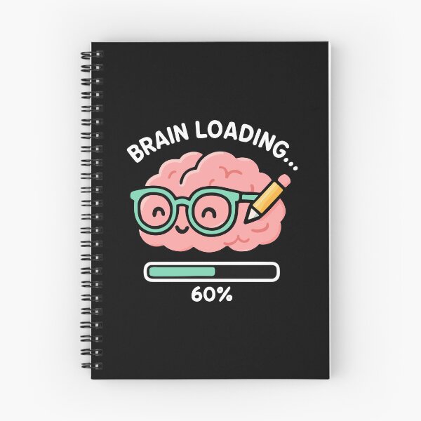 Item preview, Brain Loading Cute Kawaii Cartoon Design for School & Study designed and sold by Krasnovaovaova.