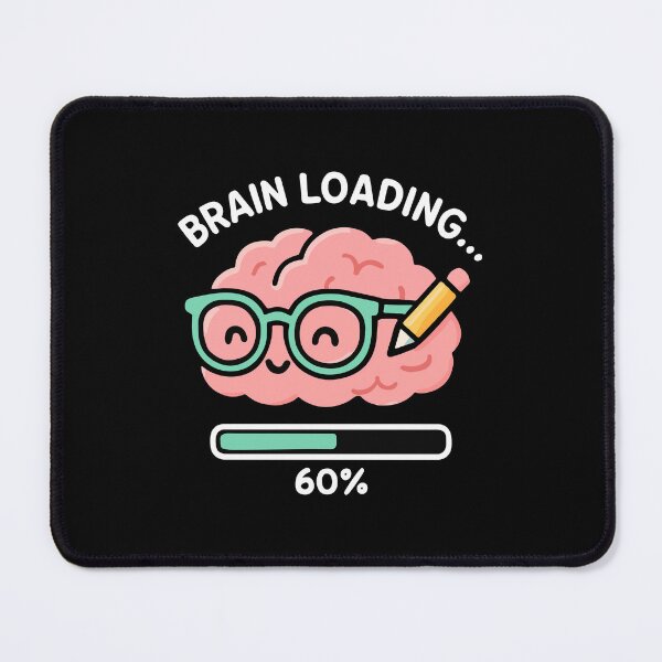 Item preview, Brain Loading Cute Kawaii Cartoon Design for School & Study designed and sold by Krasnovaovaova.