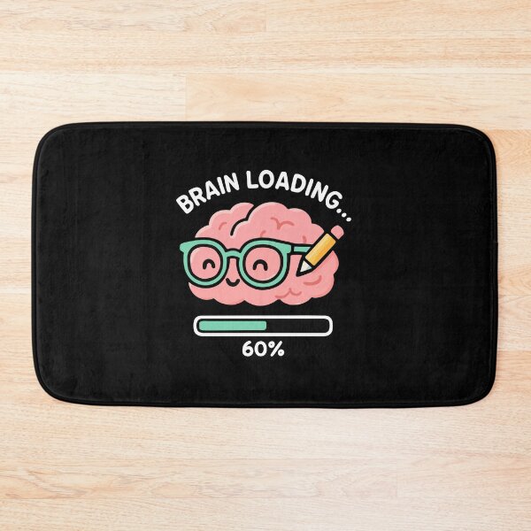 Item preview, Brain Loading Cute Kawaii Cartoon Design for School & Study designed and sold by Krasnovaovaova.