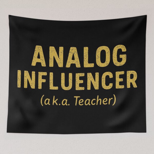 Item preview, Teacher: the Analog Influencer – Original Influencer Classroom Design designed and sold by Groenendijk.