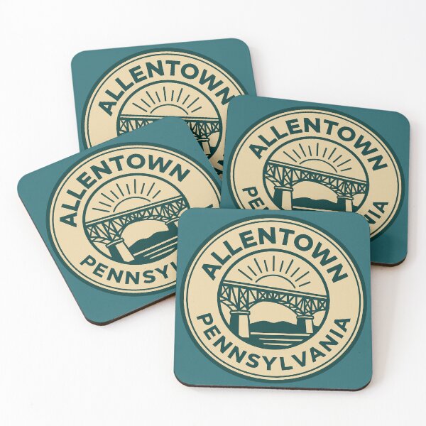 Item preview, Allentown Pennsylvania Vintage Bridge City Badge Design designed and sold by CitySpoken.