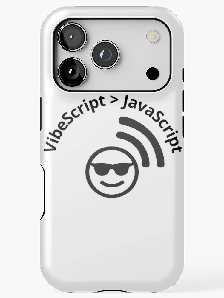 Thumbnail 1 of 4, iPhone Case, VibeScript > JavaScript designed and sold by Programming Jokes.