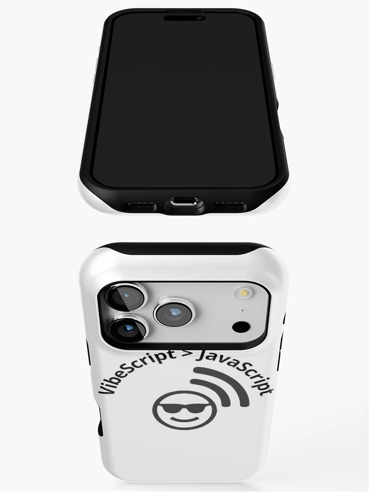 Thumbnail 3 of 4, iPhone Case, VibeScript > JavaScript designed and sold by Programming Jokes.