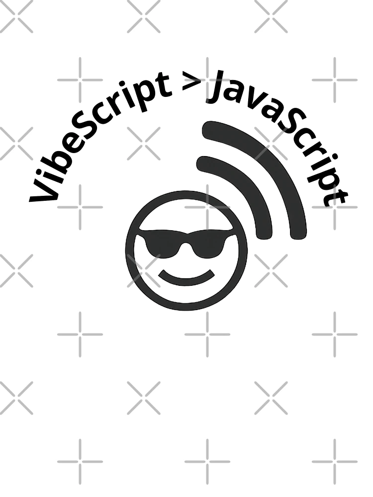 Thumbnail 7 of 7, Oversized T-Shirt, VibeScript > JavaScript designed and sold by Programming Jokes.