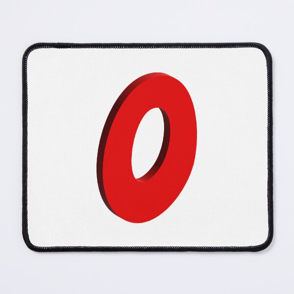 Item preview, Bold Red 3D Letter O – Playful Bubble Font designed and sold by uncoXab.