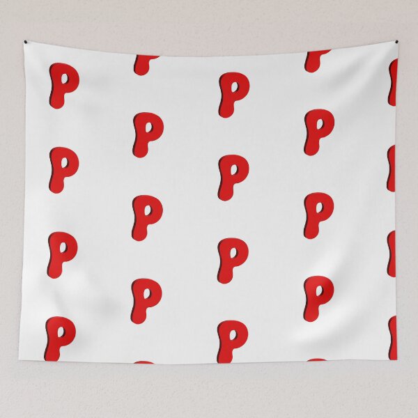 Item preview, Bold Red 3D Letter P – Playful Bubble Font designed and sold by uncoXab.