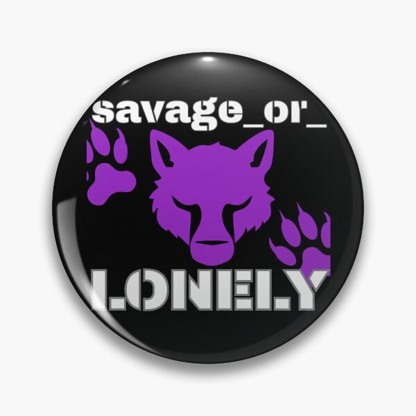 Item preview, Savage Or Lonely Funny Gifts For Wolf Lovers designed and sold by savageOR.