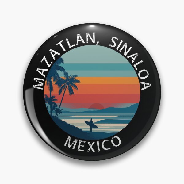 Item preview, Mazatlan, Sinaloa - Mexico (with White lettering) designed and sold by VelvetRoom.