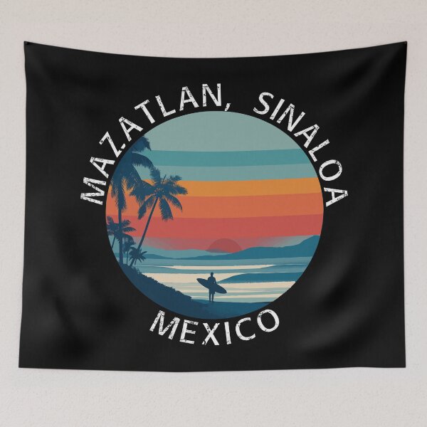 Item preview, Mazatlan, Sinaloa - Mexico (with White lettering) designed and sold by VelvetRoom.