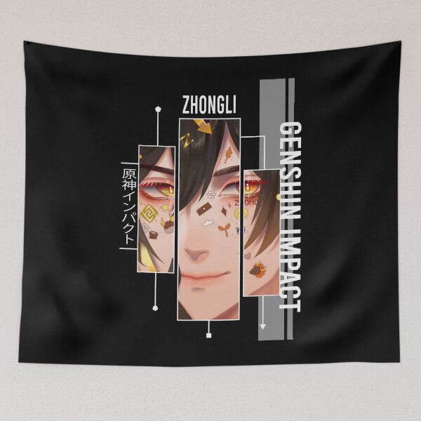 Item preview, Zhongli - Genshin Impact designed and sold by Vivzie-Art.