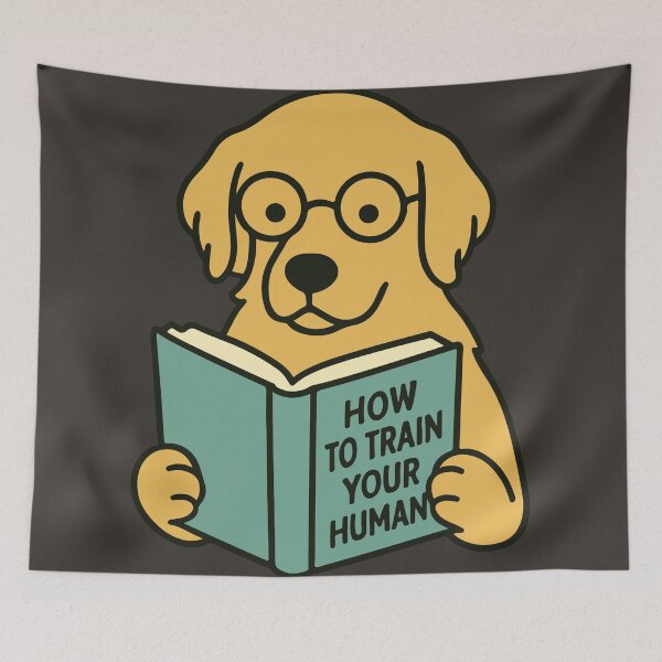 Item preview, Doggo Book Club | How to Train Your Human designed and sold by SillyPawsStudio.