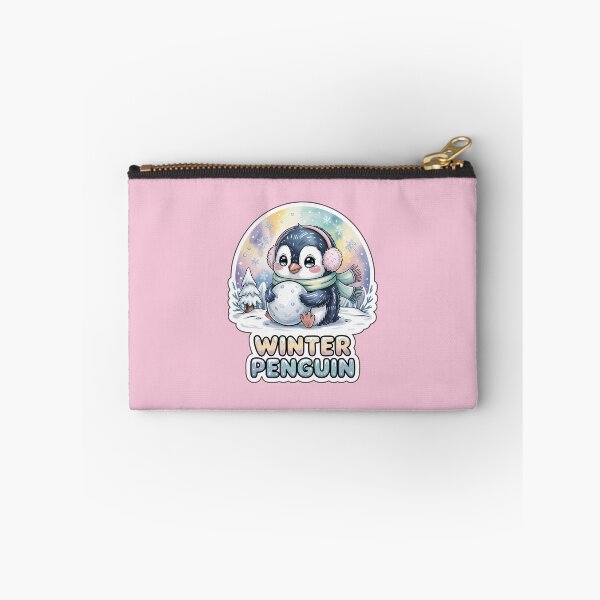 Item preview, Winter Penguin Cute Snowball Sticker – Kawaii Chibi Penguin Winter Wonderland Art designed and sold by Nuist25.