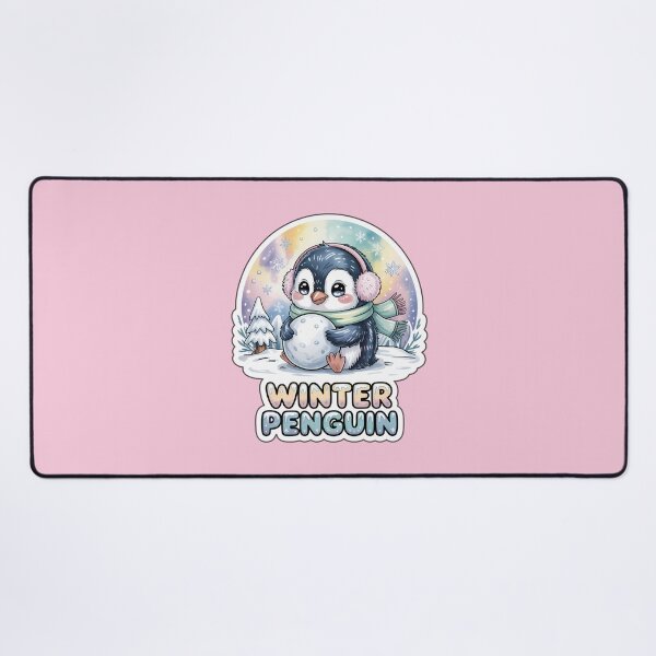 Item preview, Winter Penguin Cute Snowball Sticker – Kawaii Chibi Penguin Winter Wonderland Art designed and sold by Nuist25.