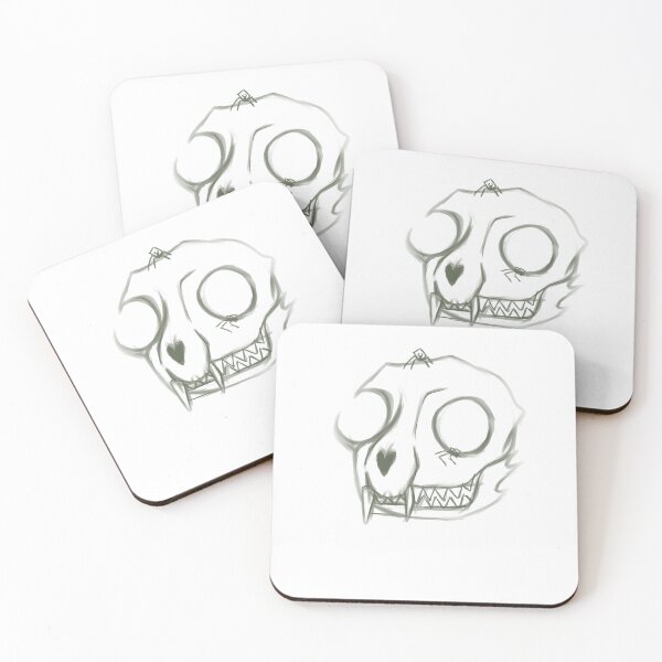 Item preview, Spooky Fox Skull Sketch designed and sold by ArtNovaX.