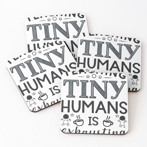 Item preview, ? Teaching Tiny Humans Is Exhausting T-Shirt Funny Teacher Life Back to School Shirt designed and sold by TeaShirtZ.