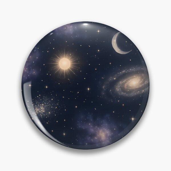 Item preview, Galaxy and Moon Pattern | Cosmic Nebula Starry Night Sky designed and sold by Buzzink.