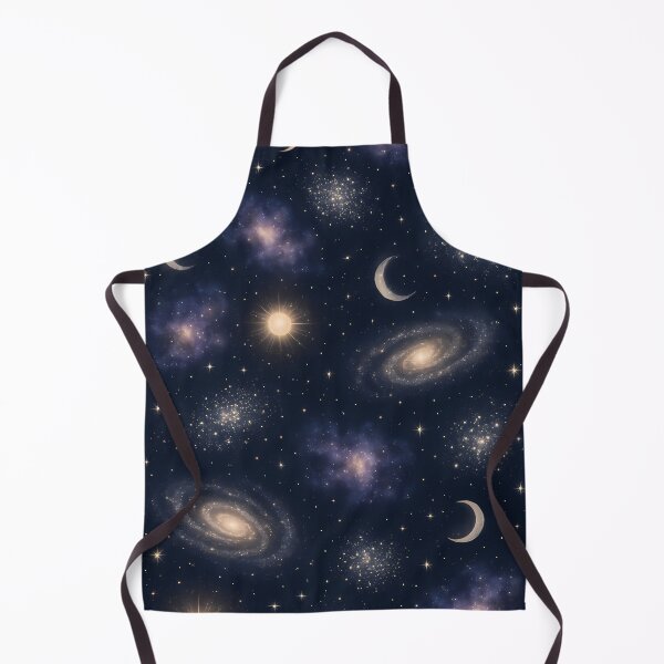 Item preview, Galaxy and Moon Pattern | Cosmic Nebula Starry Night Sky designed and sold by Buzzink.