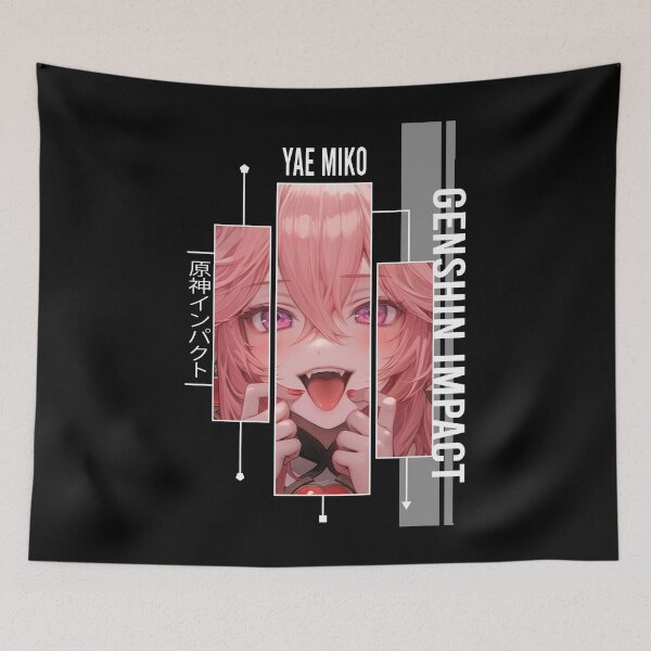 Item preview, Yae Miko - Genshin Impact designed and sold by Vivzie-Art.