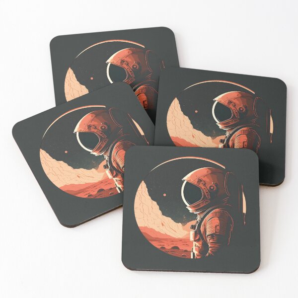 Item preview, Cosmic Adventure – Astronaut in Martian Landscape designed and sold by LuPa Creative.