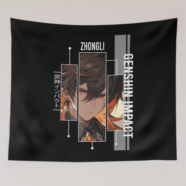 Item preview, Zhongli - Genshin Impact designed and sold by Vivzie-Art.