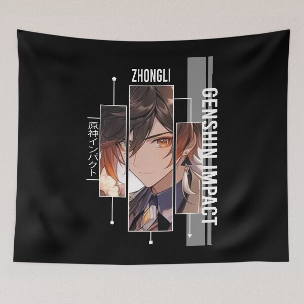 Item preview, Zhongli - Genshin Impact designed and sold by Vivzie-Art.