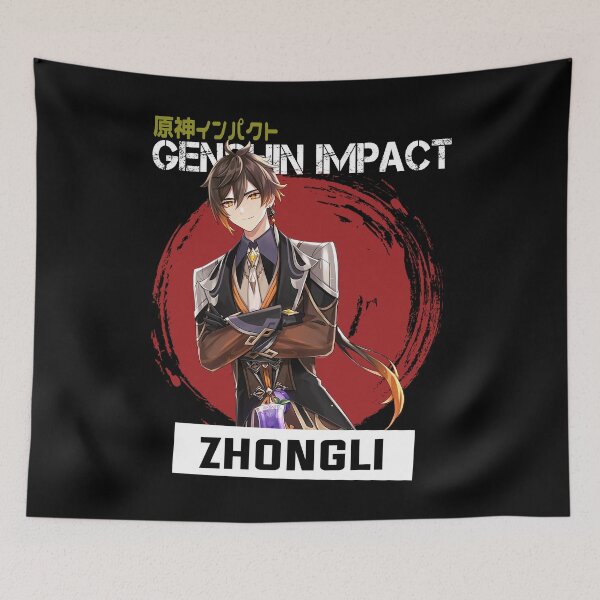 Item preview, Zhongli - Genshin Impact designed and sold by Vivzie-Art.