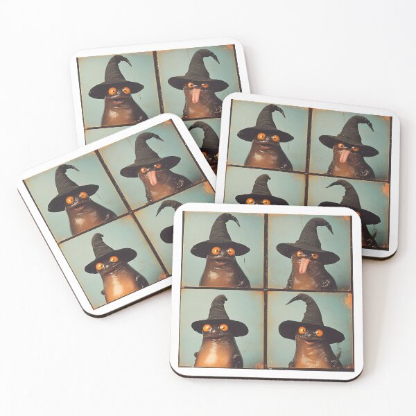 Item preview, Funny Slug in a Witches Hat Photobooth designed and sold by RockFireMerch.