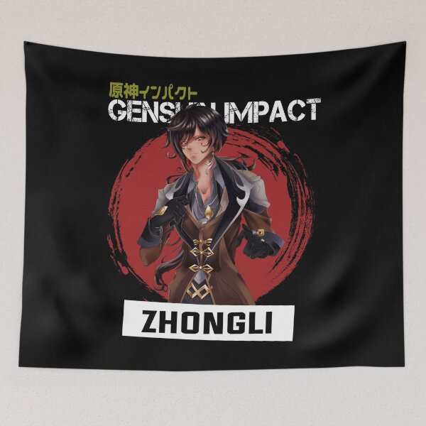 Item preview, Zhongli - Genshin Impact designed and sold by Vivzie-Art.
