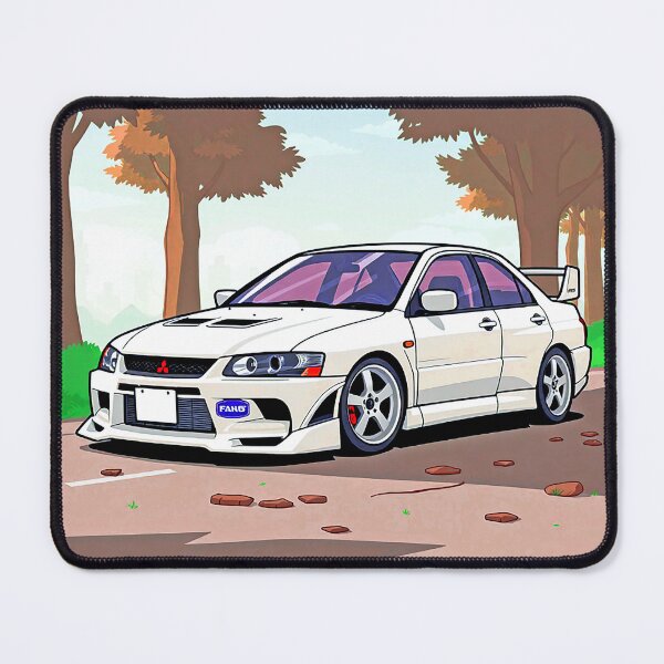 Item preview, White Line Art Mitsubishi Lancer EVO 9 - JDM Classic Design designed and sold by Aegy2024.