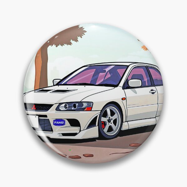 Item preview, White Line Art Mitsubishi Lancer EVO 9 - JDM Classic Design designed and sold by Aegy2024.
