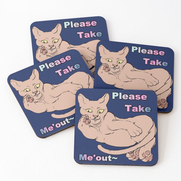 Item preview, Please Take Me'out - Silly Kitty designed and sold by AstralRavens.