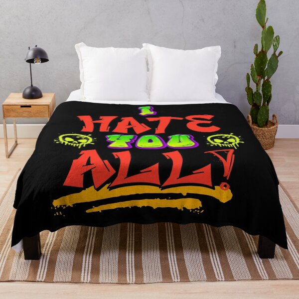 Item preview, I Hate You All – Graffiti Streetwear Punk Attitude designed and sold by Bawek85Designs.