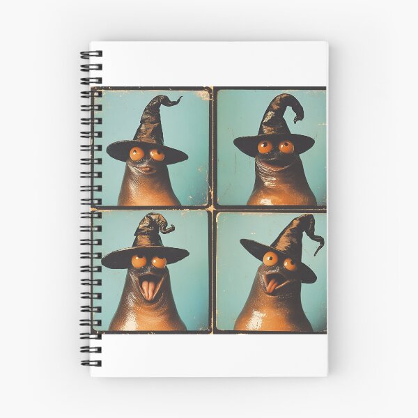Item preview, Halloween Slug Witch – Whimsical Photobooth Creature designed and sold by RockFireMerch.