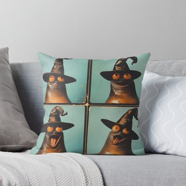 Item preview, Halloween Slug Witch – Whimsical Photobooth Creature designed and sold by RockFireMerch.