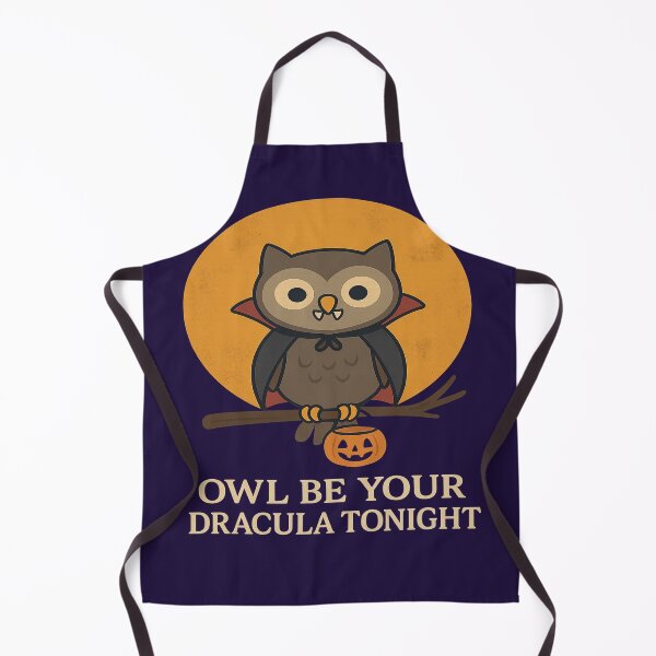 Item preview, Vampire Owl – Owl Be Your Dracula Tonight | Cute Halloween Owl Design designed and sold by Novel Works Studio.