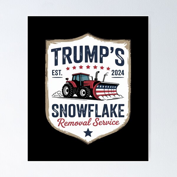 Item preview, Trump's Snowflake Removal Service Trump3  designed and sold by Charidana.