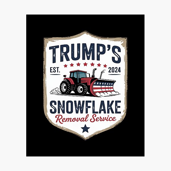 Item preview, Trump's Snowflake Removal Service Trump3  designed and sold by Charidana.
