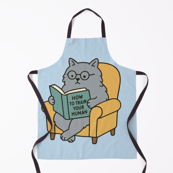 Item preview, How to Train Your Human – Clever Cat Chronicles designed and sold by SillyPawsStudio.