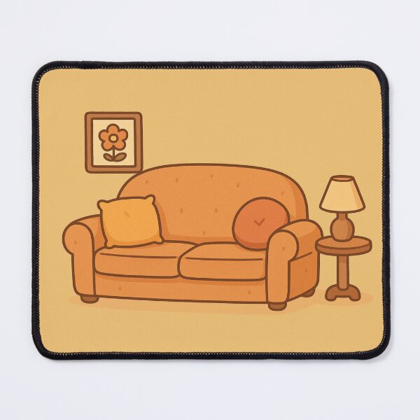 Item preview, Big Comfy Couch - Orange Style designed and sold by WearIsClear.